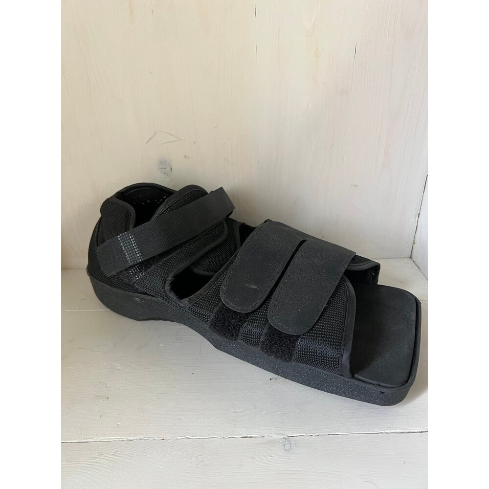 ProCare Squared Toe Post-Op Shoe Boot After Surgery Foot Brace - Black